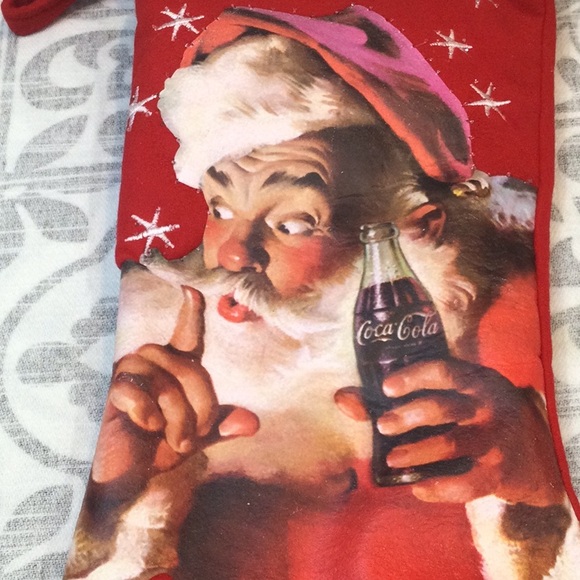 NWT🎄Coca-Cola fiber optic Christmas stocking vintage 2006. 75th anniversary - Picture 9 of 14